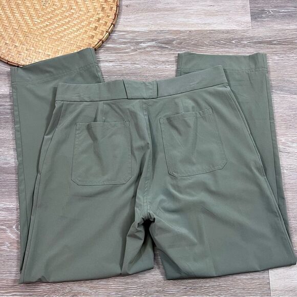 Athleta Tribeca Utility crop pants olive green - Picture 3 of 8